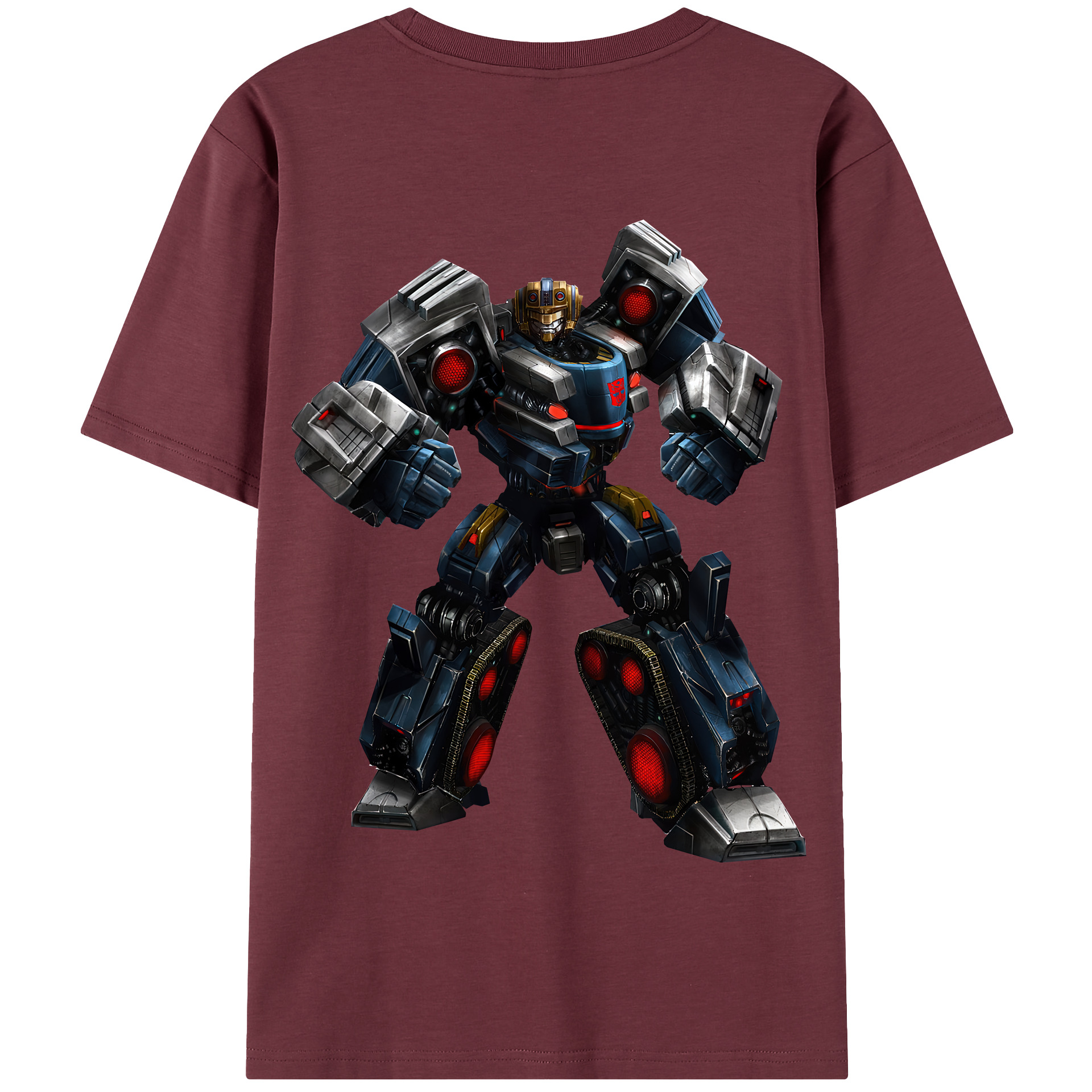 （画像用） Transformers トランスフォーマー 綿100％半袖Tシャツ（背面プリント）